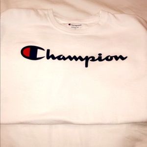 NWOT Champion White Tee !!